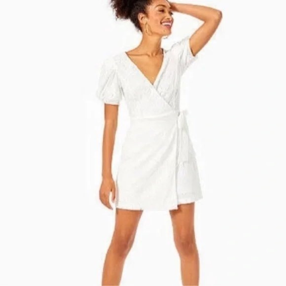 Lilly Pulitzer Jasleen Romper Jellyfish Critter Crochet Resort White Size‎ M
